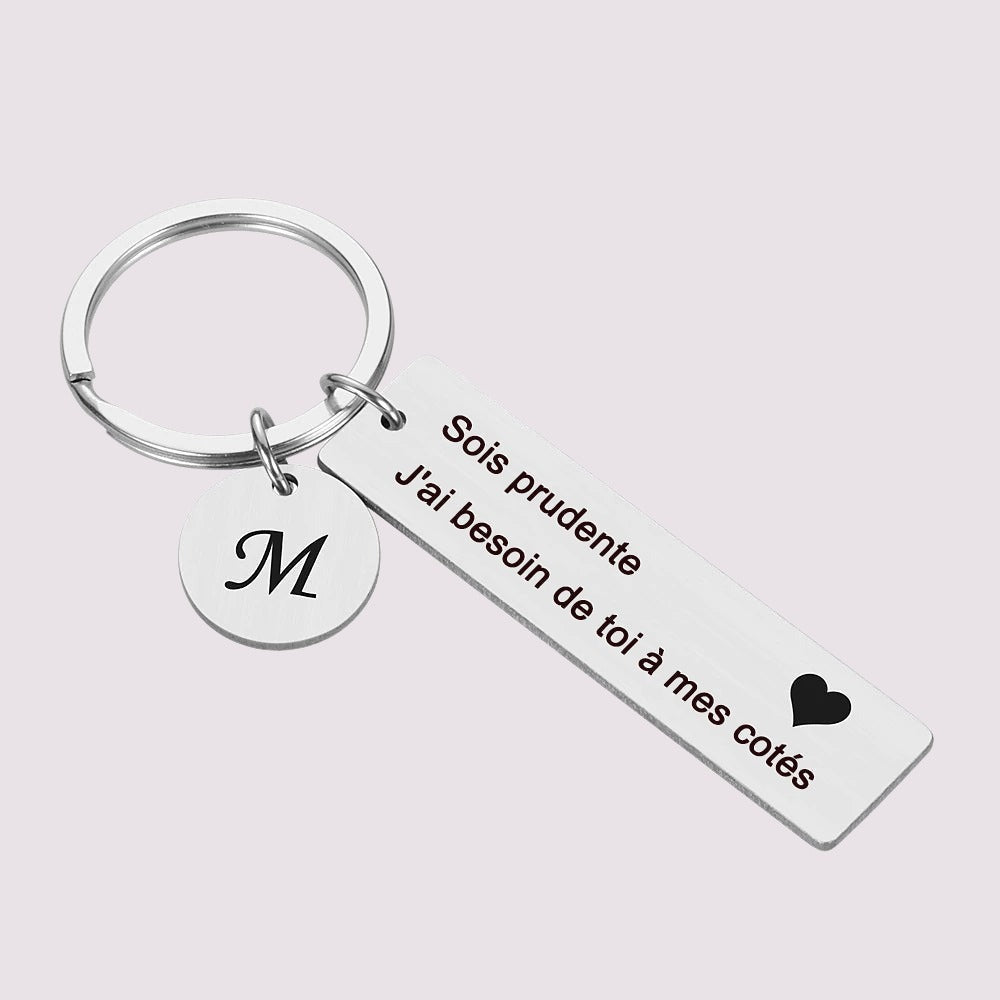 Porte-clés "Sois Prudente" Paris Flavor