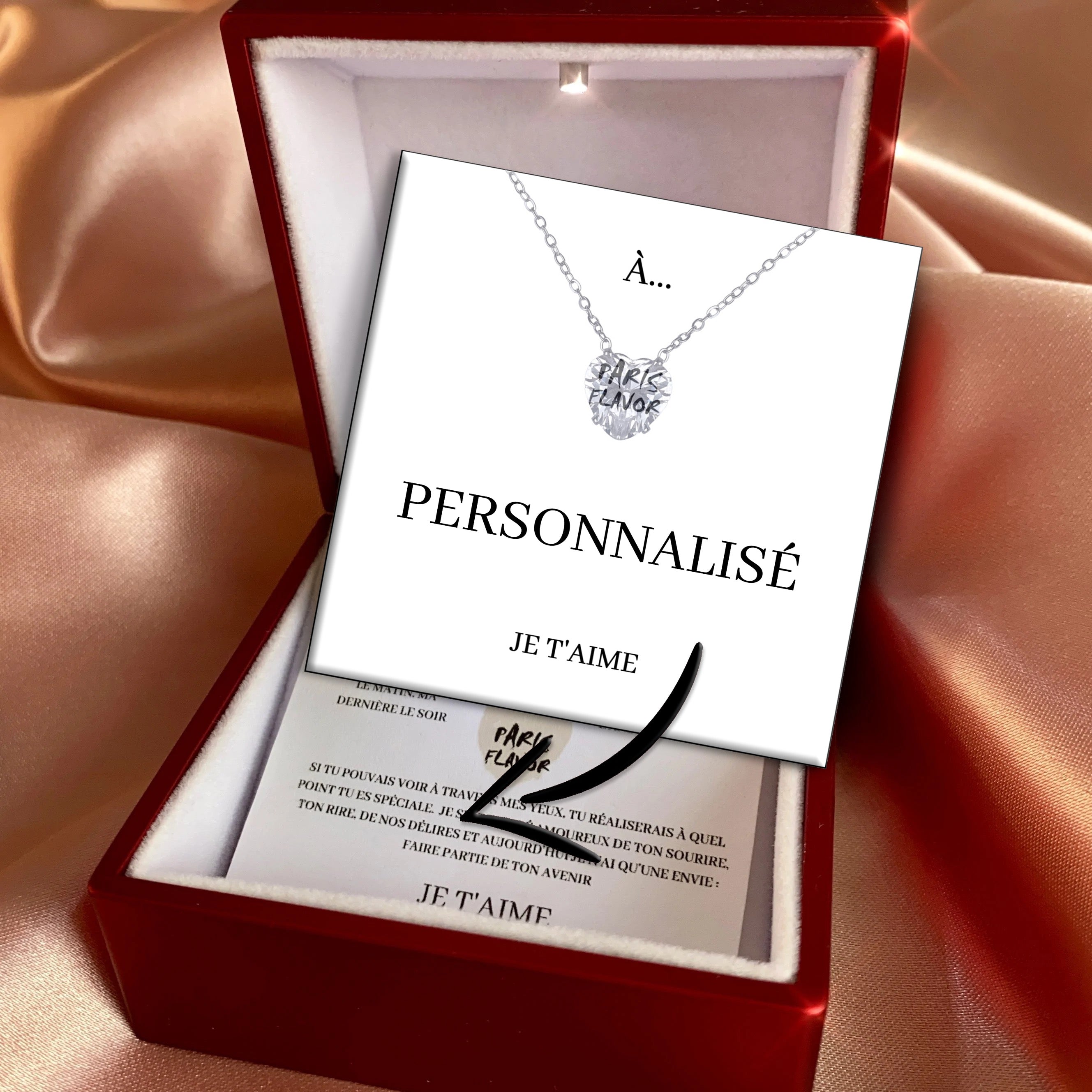 Personalisierte Halskettenbox